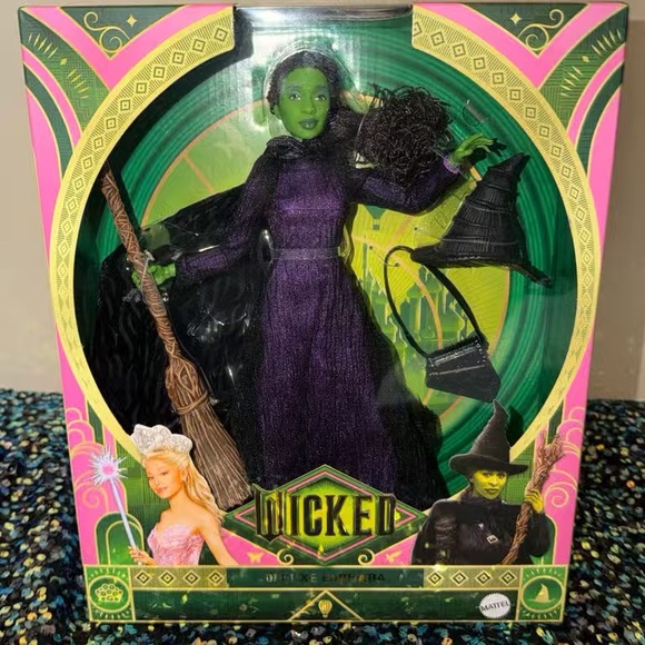 Mattel Wicked Witch Doll - Green and Black